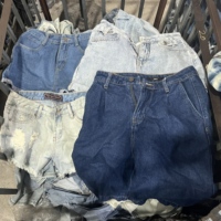 Celana Pendek Denim Wanita Ringan dan Bernapas, Celana Pendek Musim Panas, Ukuran dan Warna Campur, Kasual Nyaman, Dalam Bal