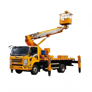 Camión con plataforma elevadora de escalera aérea de 30m, camión de bomberos con escalera aérea, plataforma elevadora de escalera móvil montada en camión, soporte de elevación de escalera para alta altitud, OEM personalizado - Product Image 1