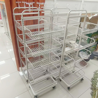 Étagères mobiles pour pharmacie, présentoirs à biscuits et bonbons 5m x 5m, rayonnages de supermarché
