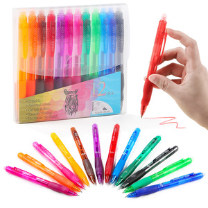 <span class=keywords><strong>Stylo</strong></span> Bille Effaçable <span class=keywords><strong>Thermosensible</strong></span> à Action par Clic 0,5 mm en Plastique – Style Coloré à Séchage Rapide - Product Image 1