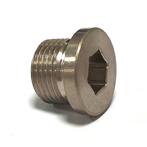 New M18x1.5 Hex <b>Socket</b> Pipe Plug Nickel-Plated Steel Threaded Plug for Automotive Exhaust & Fluid Systems up to 400C - Product Image 2