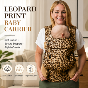 Porte-bébé ergonomique à double épaule, modèle tendance 2027, pour bébé, motif léopard - Product Image 2