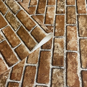 กระเบื้องบุผนังลาย<span class=keywords><strong>อิฐ</strong></span>เหมือนจริงวอลล์เปเปอร์ร้านอาหาร<span class=keywords><strong>ร้าน</strong></span><span class=keywords><strong>ตัดผม</strong></span>ร้านกาแฟวอลเปเปอร์ตกแต่งผนังและภายใน - Product Image 3