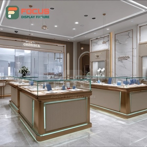 Vitrine de magasin haute visibilité pour bijoux, finition stratifiée, espace boutique, vitrine en verre - Product Image 1