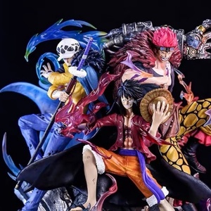 One Piece Monkey D. Luffy Eustass Kid Capitan <span class=keywords><strong>San</strong></span> l'Isola dei Fantasmi Merchandising <span class=keywords><strong>Anime</strong></span> Ornamenti Decorazioni Giocattoli Trendy Regali - Product Image 5