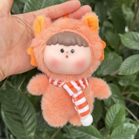 Jouets en peluche de la série Zoo mignons et très demandés, figurines en résine et fourrure caoutchoutée, 10x10cm, boîte mystère, cadeau