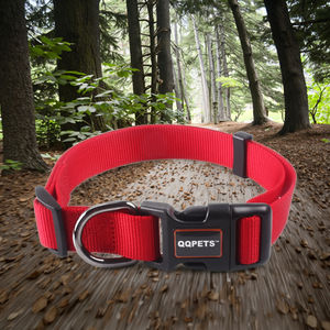 Effen Outdoor Tactische Hondenhalsband Gepersonaliseerd Dubbellaags Nylon Voor Middelgrote Grote Jachthonden Sjaaldecoratie Slijtvast - Product Image 3