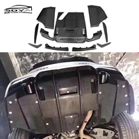 Diffuseur arrière en fibre de carbone style GEX à structure divisée pour pare-chocs arrière BMW Série 3 F30 M Sport