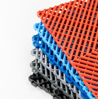 Jifu Carreaux de sol en plastique Nouveaux matériaux colorés Carreaux de sol de garage rose pour pont de course écologique