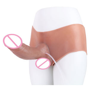 Реалистичный страпон-дилдо SXXY с функцией эякуляции для стимуляции точки G, секс-игрушка для взрослых, для лесбийских пар, для игр вдвоем, с эффектом выделения жидкости. - Product Image 4