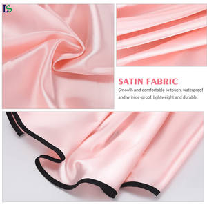 Factory <span class=keywords><strong>Outlet</strong></span> Pink Logotipo personalizado Esteticista Maquillaje Capa Coloración del cabello para clientes Shorty Smock Maquillaje - Product Image 5