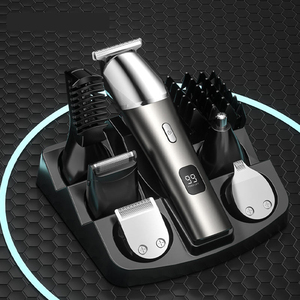 Cortadora de <span class=keywords><strong>Pelo</strong></span> <span class=keywords><strong>El</strong></span>éctrica Compacta con 5 Cuchillas Reemplazables, Pantalla LED, Resistente al Agua, Recargable Tipo-C, Larga Duración - Product Image 2