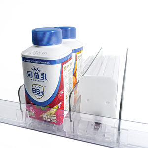 Sistema de empuje de estante Empujador de estante Automático Plástico con resorte Refrigerador Agua Autoalimentación Gestión Rodillo Empujador de estante - Product Image 2