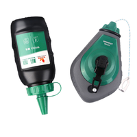 Marqueur spécial pour le travail du bois Wynns Tool Ink Fountain, en acier allié, 30 m, pour le marquage des lignes sur les chantiers de construction, avec boîte de rangement et support élastique.
