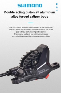 Grupo de Frenos de Disco Hidráulicos <span class=keywords><strong>SHIMANO</strong></span> <span class=keywords><strong>DEORE</strong></span> M6100 M6120 con Palanca de Freno M6100 y Pinza de Freno BR-M6100 o M6120 - Product Image 5