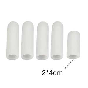 Protège-doigts en <span class=keywords><strong>silicone</strong></span> 2*4cm anti-dérapant Protège-doigts en <span class=keywords><strong>silicone</strong></span> pour l'artisanat - Product Image 3