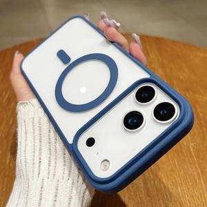 Custodia per telefono magnetica trasparente per Apple Fundas <span class=keywords><strong>iPhone</strong></span> 17 Pro Max 17 Air <span class=keywords><strong>XR</strong></span> <span class=keywords><strong>Cover</strong></span> <span class=keywords><strong>protettiva</strong></span> resistente agli urti - Product Image 4