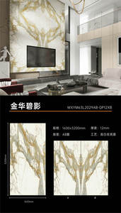 Carreaux <span class=keywords><strong>de</strong></span> sol effet marbre populaires 3200x1600mm 12mm, texture brillante sinterisée, pour salle à manger moderne, <span class=keywords><strong>salon</strong></span> et extérieur - Product Image 5