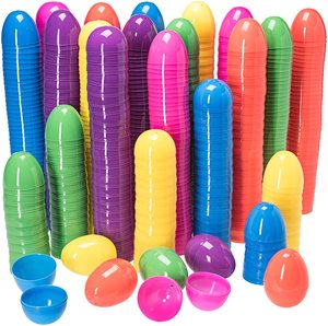 10'' OEM Customized Low MOQ Easter Large Jumbo Bright Plastic Easter Eggs