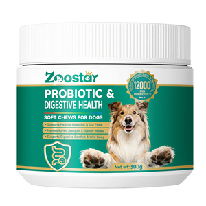 OEM Private Label 120 Kauwtabletten Probiotica voor Honden ter Ondersteuning van de Immuniteit en Darmmicrobiota met Pompoen - Product Image 1