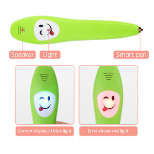 Pena belajar cerdas bahasa Inggris dengan 12 buah kartu Flash anak-anak mainan pendidikan pena belajar logika cerdas untuk anak-anak - Product Image 3