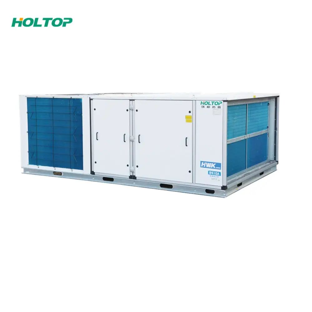Green Eco-friendly 76.6kw heating capacity rooftop rooftop ac and heat unit commercial duct air conditioner