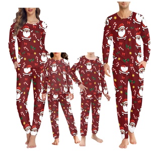 Conjunto de Pijamas de Natal para Família com Estampa de Roupas de Dormir de Manga Longa para Homens, Mulheres e Crianças - Product Image 4