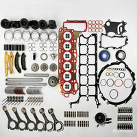 Kit de révision et de reconstruction du moteur diesel AJ300 AJ20D6 DT306 pour Land Rover 3.0T L6, comprenant piston, bielle, coussinet de bielle, chaîne de distribution et joint.