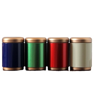 RTS 70*100mm Large Metal Tinplate Container <strong>Tin</strong> Box Round Loose Tea Coffee Candy <strong>Chocolate</strong> <strong>Tin</strong> Can for Tea Packaging - Product Image 2