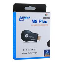 M9 Plus Anycast Dongle d'affichage Wifi 2.4GHz 1080P sans fil Hd lecteur multimédia Portable Streamer pour projecteur Smartphone tablettes
