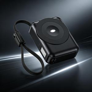Batería Externa Magnética Ultra Delgada y Portátil <span class=keywords><strong>de</strong></span> 10000mAh con Enchufe Directo Integrado y Correa <span class=keywords><strong>de</strong></span> Mano, Carga Rápida <span class=keywords><strong>de</strong></span> 22.5W - Product Image 6