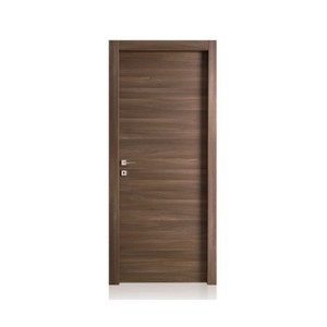 Portes extérieures modernes en bois massif pour appartements et hôtels, ignifuges, protection environnementale, surface finie - Product Image 6