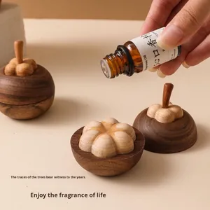 Măng cụt sáng tạo hương liệu trang trí xuyên biên giới khắc gỗ óc chó đen thủ công Cổ Phiếu nóng hộp gỗ và dấu hiệu tường - Product Image 3