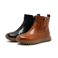 Bottines en daim à lacets pour femmes - Confort respirant Automne/Hiver