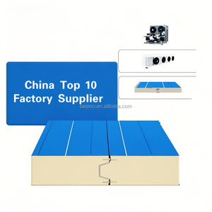 Chi phí thấp <span class=keywords><strong>EPS</strong></span> Sandwich Panel Tường Cách Nhiệt sản xuất mật độ cao bề mặt thép màu thép cho phòng sạch và khách sạn - Product Image 1