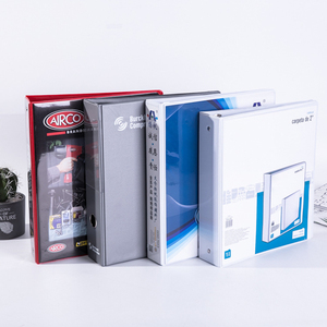 Lụa trắng 3 D Vòng PVC Vòng chất kết dính A4 Album Dây Kéo <span class=keywords><strong>1</strong></span> inch 3 Vòng chất kết dính Trung Quốc - Product Image 1