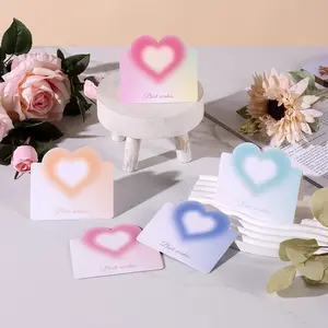 love greeting card ins style vitality peach heart best blessing greeting card universal blessing message card