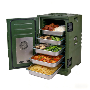Contenitore Termico per Alimenti, Hot Box da 109 Qt per Catering, Hotbox Elettrico per Trasporto e Servizio Catering - Product Image 1