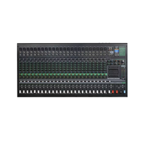 Console de mixage analogique multicanal professionnelle, mélangeur d'égalisation à effet de réverbération numérique multifonctionnel