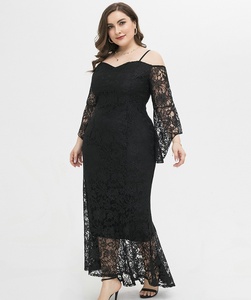 Robes <span class=keywords><strong>de</strong></span> demoiselle d'honneur à manches évasées en dentelle asymétrique élégante Sexy col bateau pour les fêtes <span class=keywords><strong>de</strong></span> mariage d'été Adultes - Product Image 5