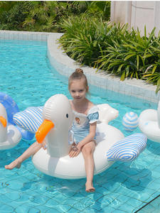 Juguete Inflable de <span class=keywords><strong>Gaviota</strong></span> para Piscina, Asiento de Natación para Niños, Material de PVC, Juguete Acuático de Moda - Product Image 4