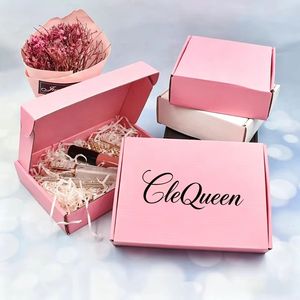 EleQueen Custom Printed Mailer Box Rectangle Kraft Paper UV Logo Recyclable Gift <b>Craft</b> Box Four Color Printing - Product Image 4