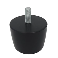 Pieds de canapé modernes en plastique PP noir pour chambre, atelier, salon, hôpital, salle à manger, cuisine, hôtel et usage extérieur