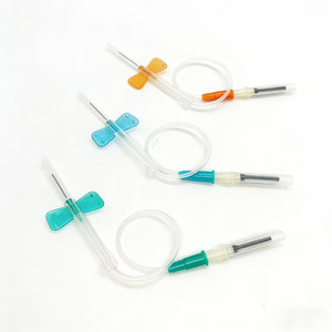 Aprobado por la CE, Set de Extracción de Sangre Estéril con <span class=keywords><strong>Aguja</strong></span> de Mariposa de Seguridad de Dos Alas 21G/23G para <span class=keywords><strong>Vacutainer</strong></span>, Apto para Uso Animal - Product Image 6