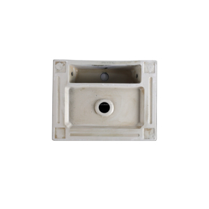 <span class=keywords><strong>Mini</strong></span> lavabo à <span class=keywords><strong>main</strong></span> carré en céramique noire mate de style moderne Design avancé pour l'installation de montage dans une villa et un hôtel - Product Image 5
