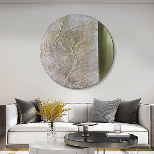 Decoración moderna para el hogar, arte de pared 3D abstracto, arte de medios mixtos, textura de pintura, arte sobre <span class=keywords><strong>lienzo</strong></span> - Product Image 5