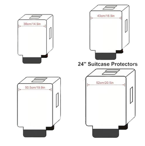 מטען pvc נקי כיסוי עמיד למים מזוודה באיכות גבוהה אבק עמיד למים מזוודות כיסוי מגן - Product Image 2