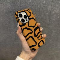Coque de téléphone double couche IMD à motif léopard sexy, très vendue, pour iPhone 16 17 PRO MAX, avec processus de film et motifs personnalisés