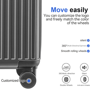 Ensembles de bagages de luxe de 20, 24, 28 pouces, 3 pièces, léger, pour suite de voyage, <span class=keywords><strong>valise</strong></span> à roulettes rigide - Product Image 2