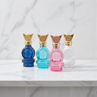 Flacon de parfum de luxe 50 ml, flacon de parfum en verre transparent coloré, flacon de parfum vide personnalisé avec impression sérigraphique